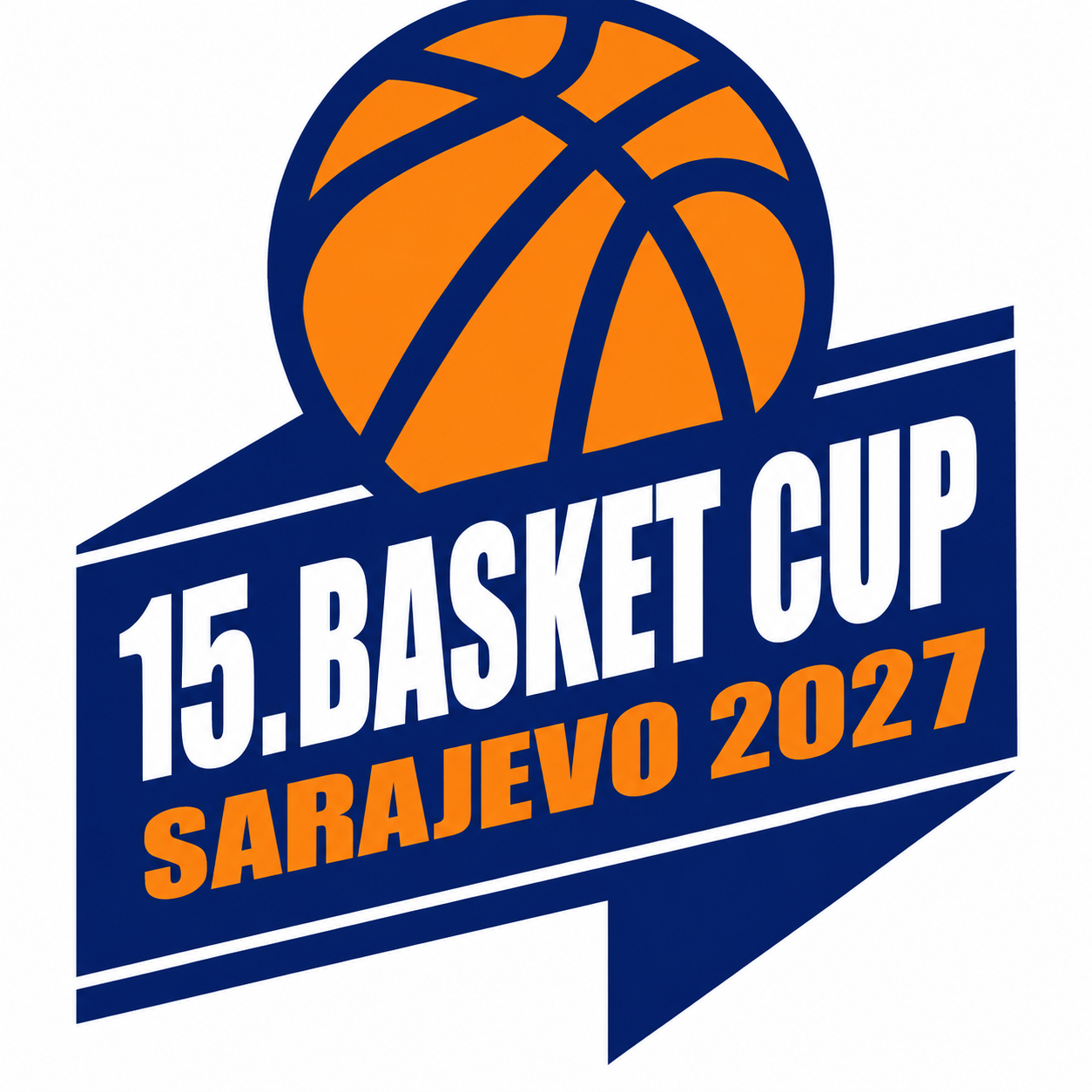 15. Basket Cup Sarajevo 2027 — službeni logo